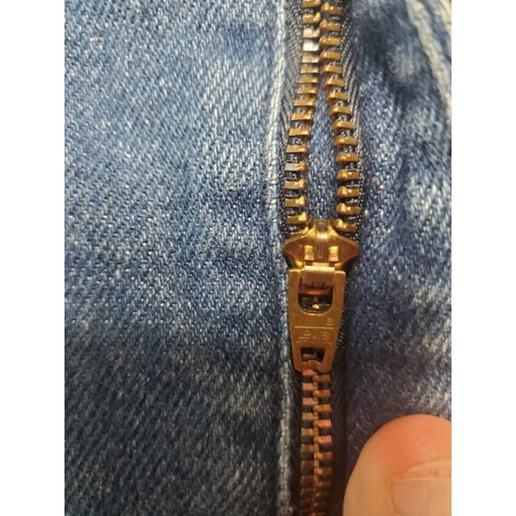 Levis With A Skosh More Comfort Jeans Men's Size 44 Orange Tab USA 80's Vintage - Picture 9 of 11
